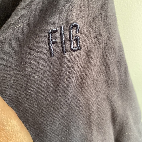 FIG CHALET Vancouver sweater navy blue size medium - Picture 3 of 9